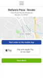 Mobile Screenshot of novatostefanospizza.com